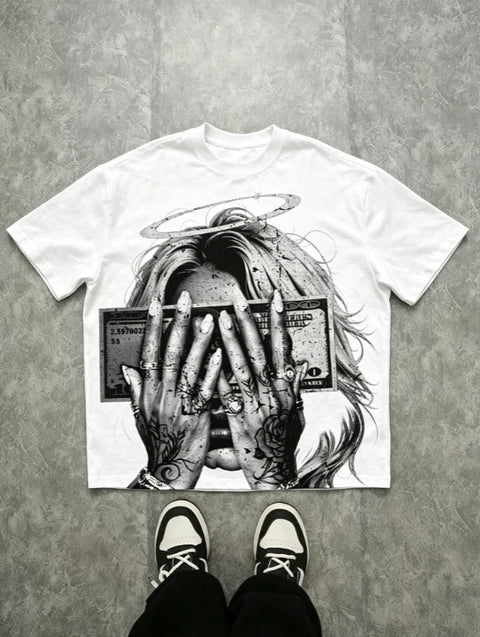 Money Angel Graphic Tee