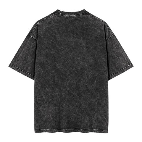Asta Anti-Magic Vintage Wash Graphic Tee black back view