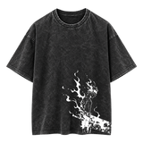 Asta Anti-Magic Vintage Wash Graphic Tee black front view