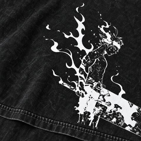 Asta Anti-Magic Vintage Wash Graphic Tee front graphic detail