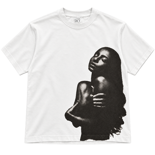 Beauty in Monochrome Graphic Tee — front view