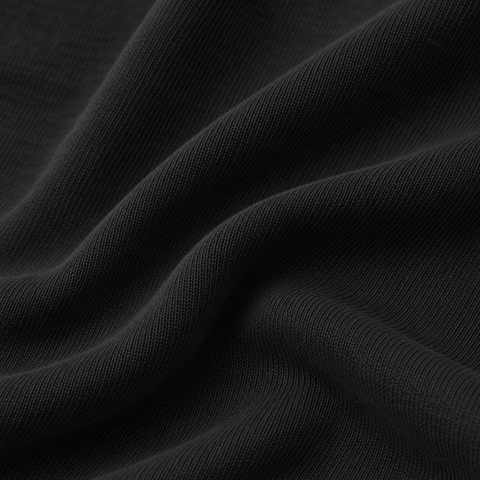 Gothic Rose Oversized Graphic Tee Black colorway, close-up of black fabric texture and folds
