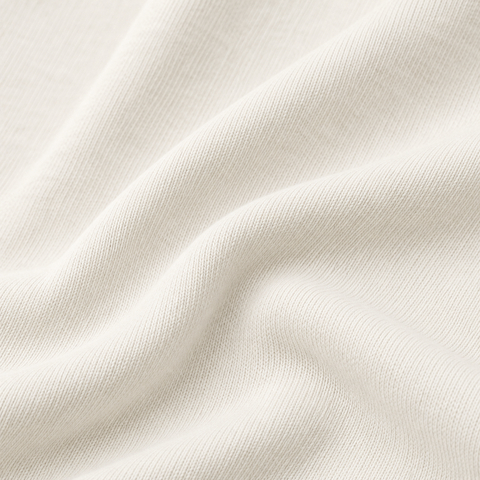 Gothic Rose Oversized Graphic Tee white colorway, close-up of cream-white fabric texture and folds