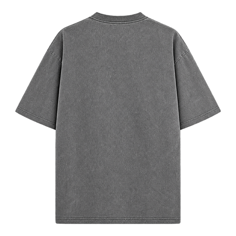 Dark Gray — back — Vintage Wash Essential Tee